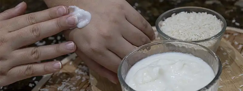 Cómo usar la crema de arroz